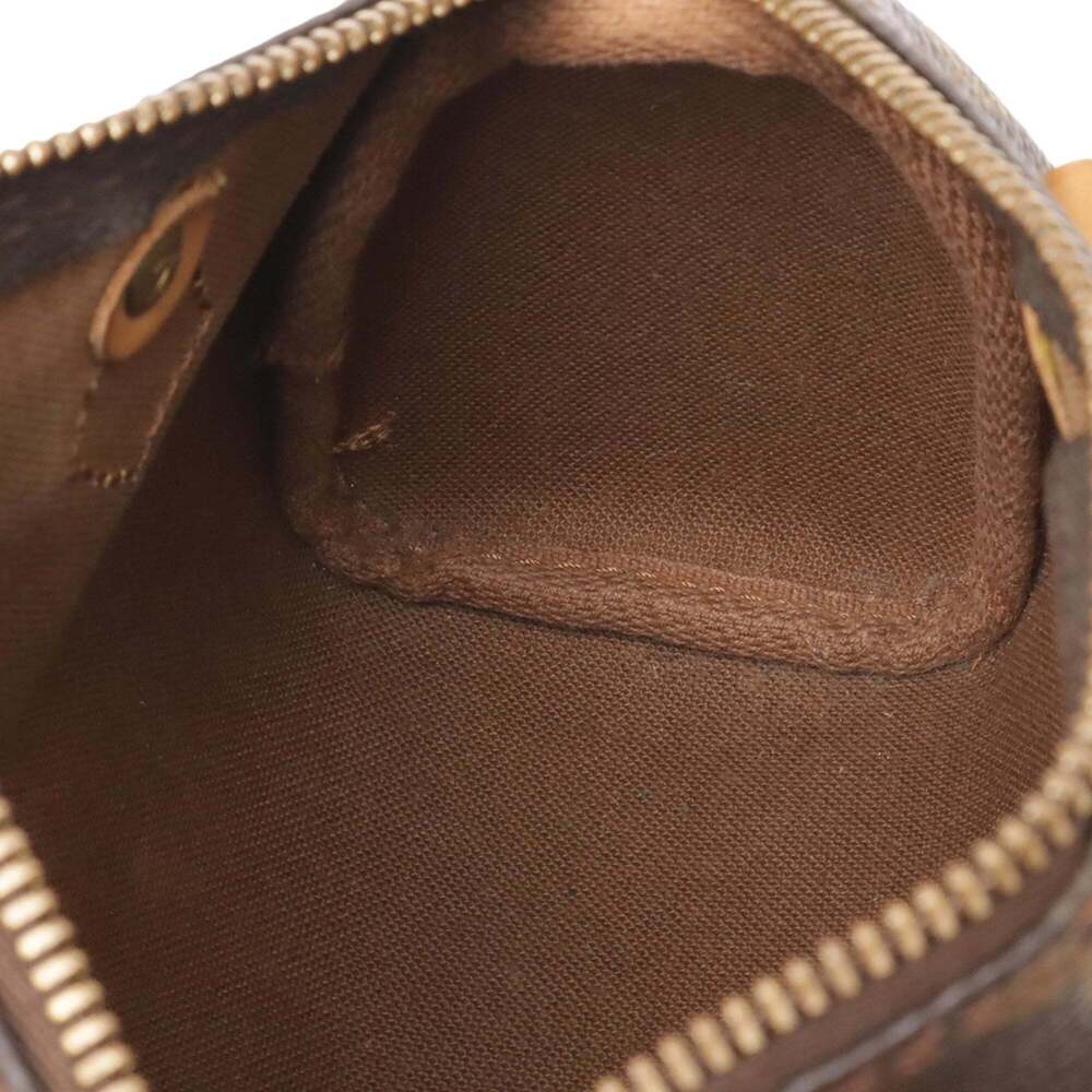 LOUIS VUITTON Brown Monogram Mini Speedy Pouch - Picture 7 of 9